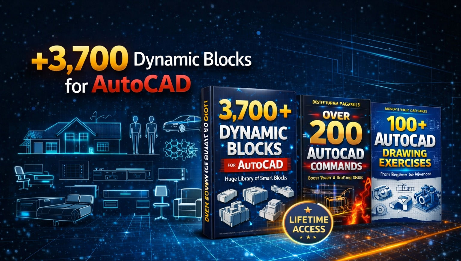 AutoCAD Library - +18,000 Premium Blocks